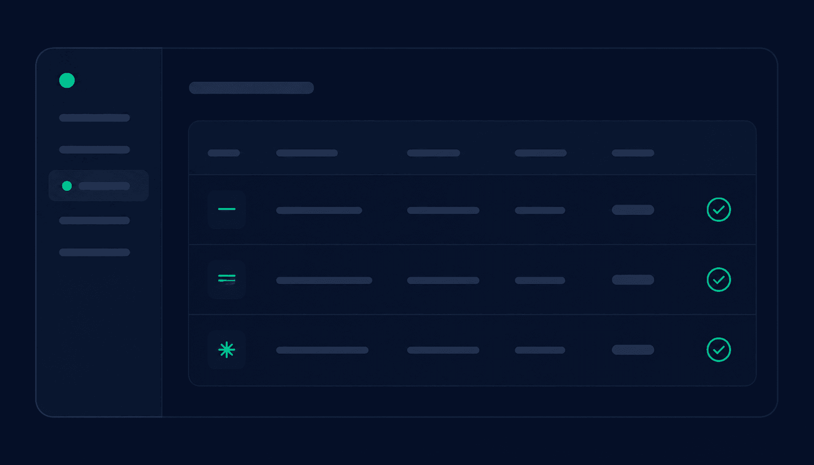 Technical diagram showing SPF, DKIM, and DMARC records in a DNS settings panel with emerald green check indicators showing each record passing verification